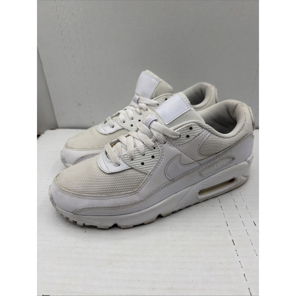 NIKE AIR MAX 90 TWIST TRIPLE WHITE SIZE 10 WOMEN'S CV8110-100